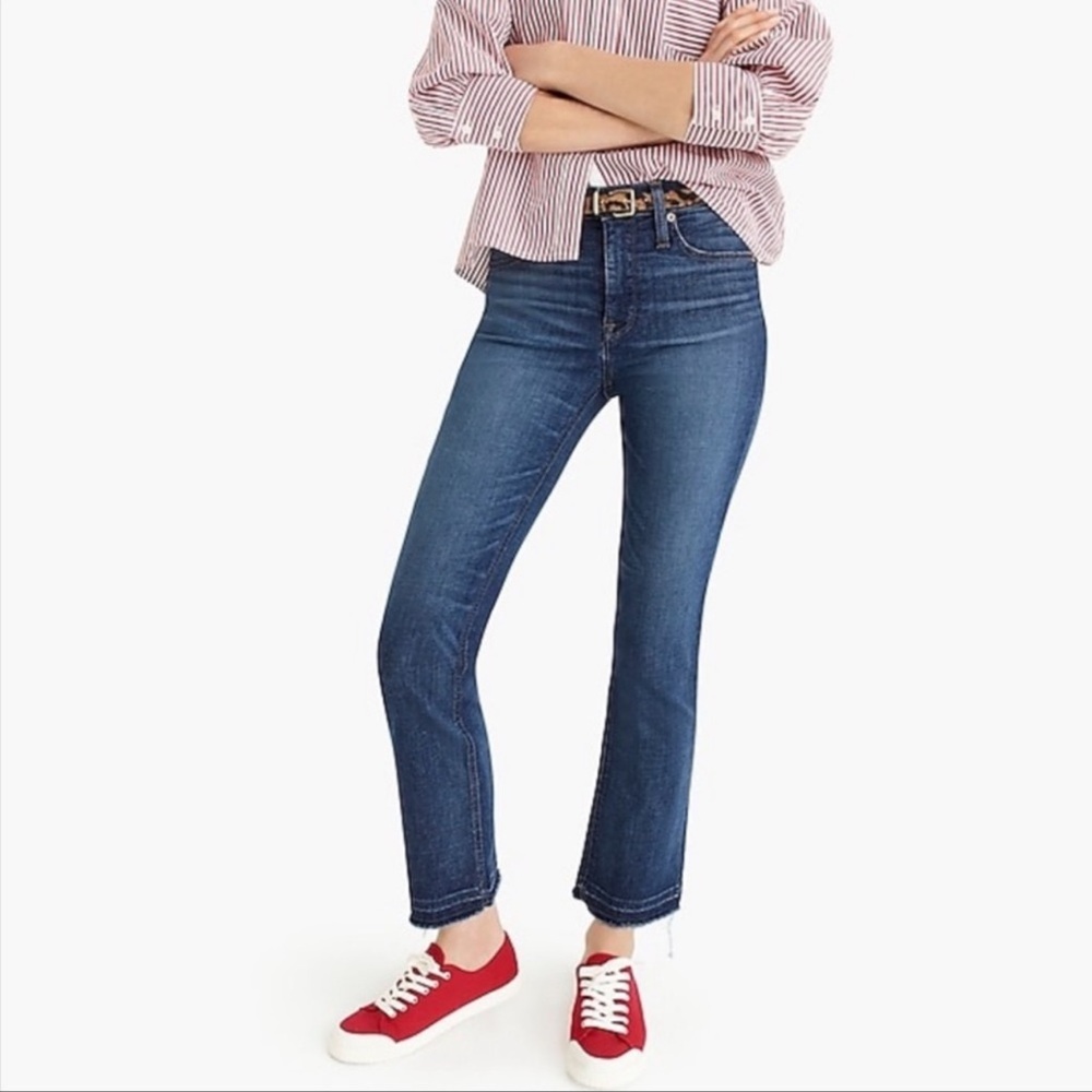 JCrew Billie Demi Boot Crop Jean